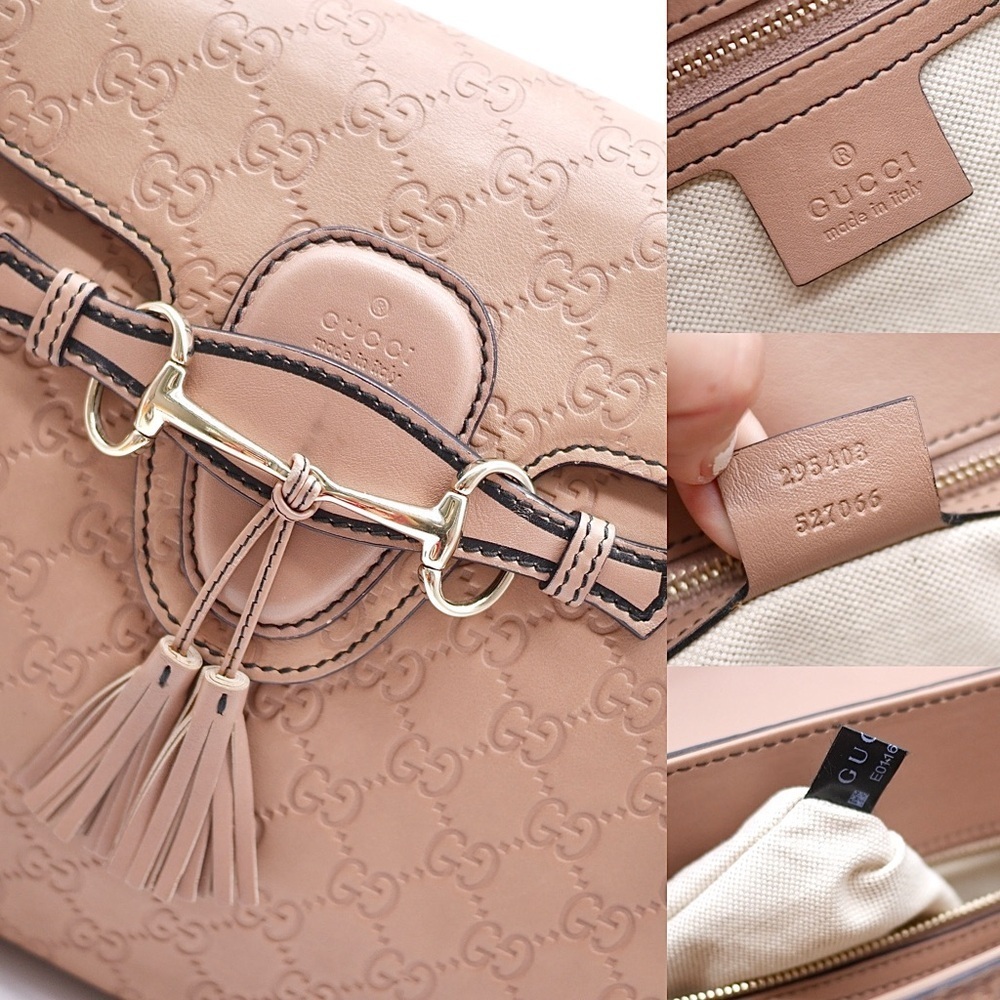 🍓GUCCI Microguccissima Emily Chain Shoulder Bag - Picture 9 of 14